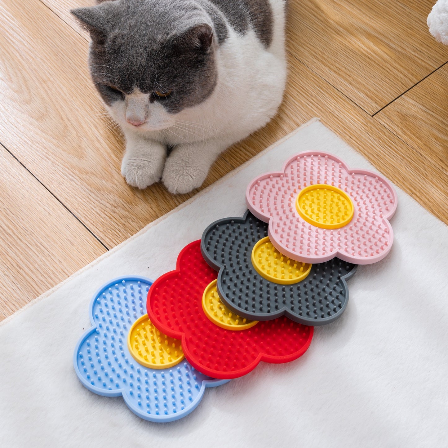 Tapis de léchage en silicone pour chien