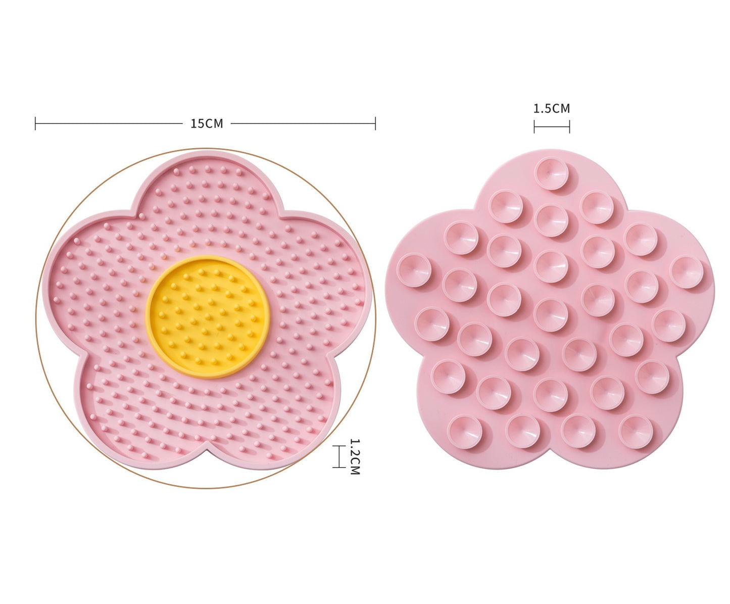 Tapis de léchage en silicone pour chien