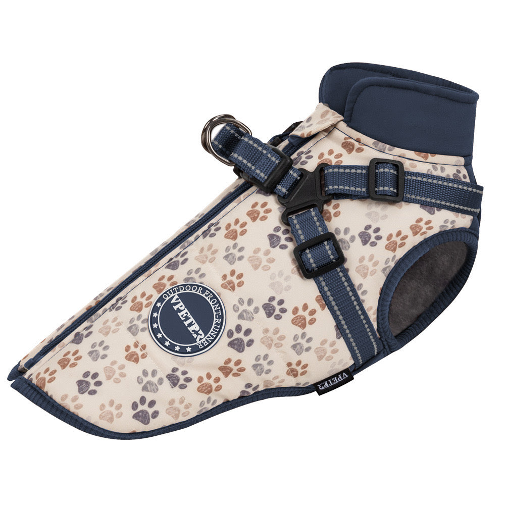 Manteau pour Chien avec Harnais Intégré et Motifs