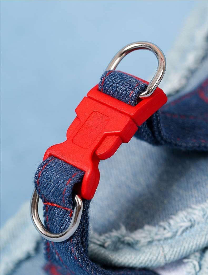 Harnais pour Chien en Denim