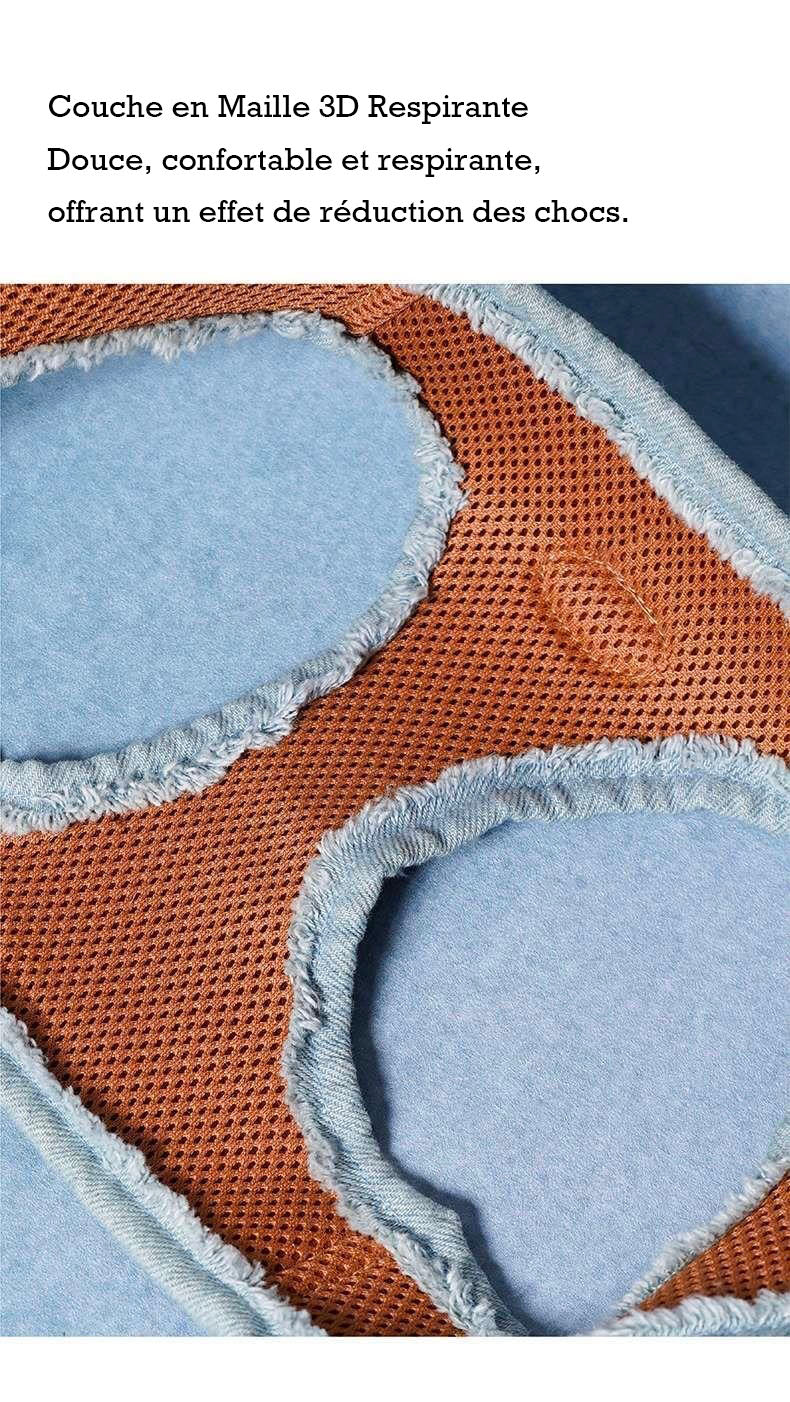 Harnais pour Chien en Denim