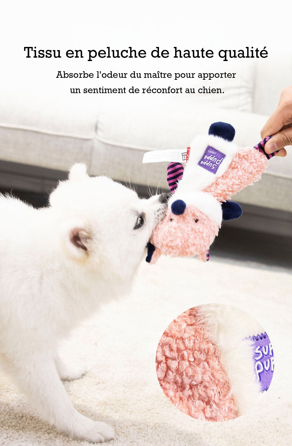 Jouet pour Chien avec Bruit de Papier Froissé
