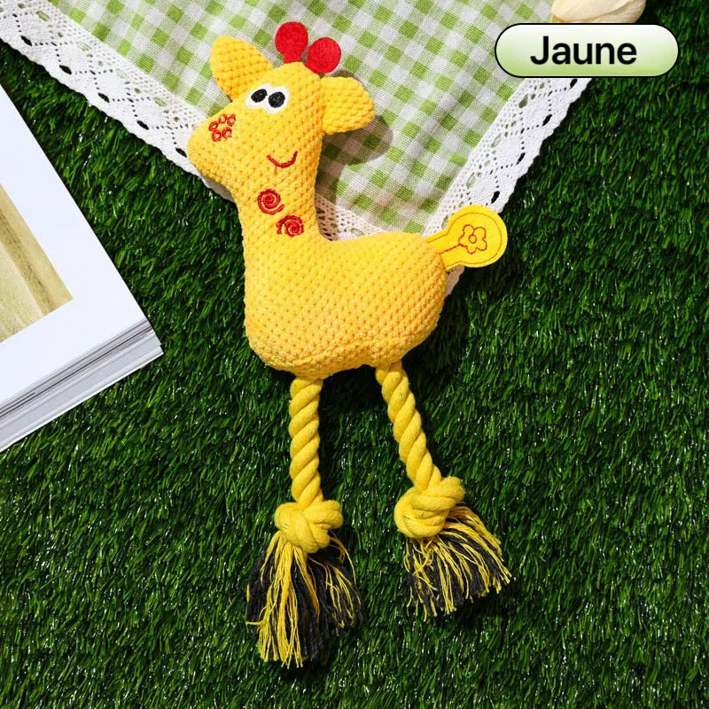 Jouet sonore en corde pour chien