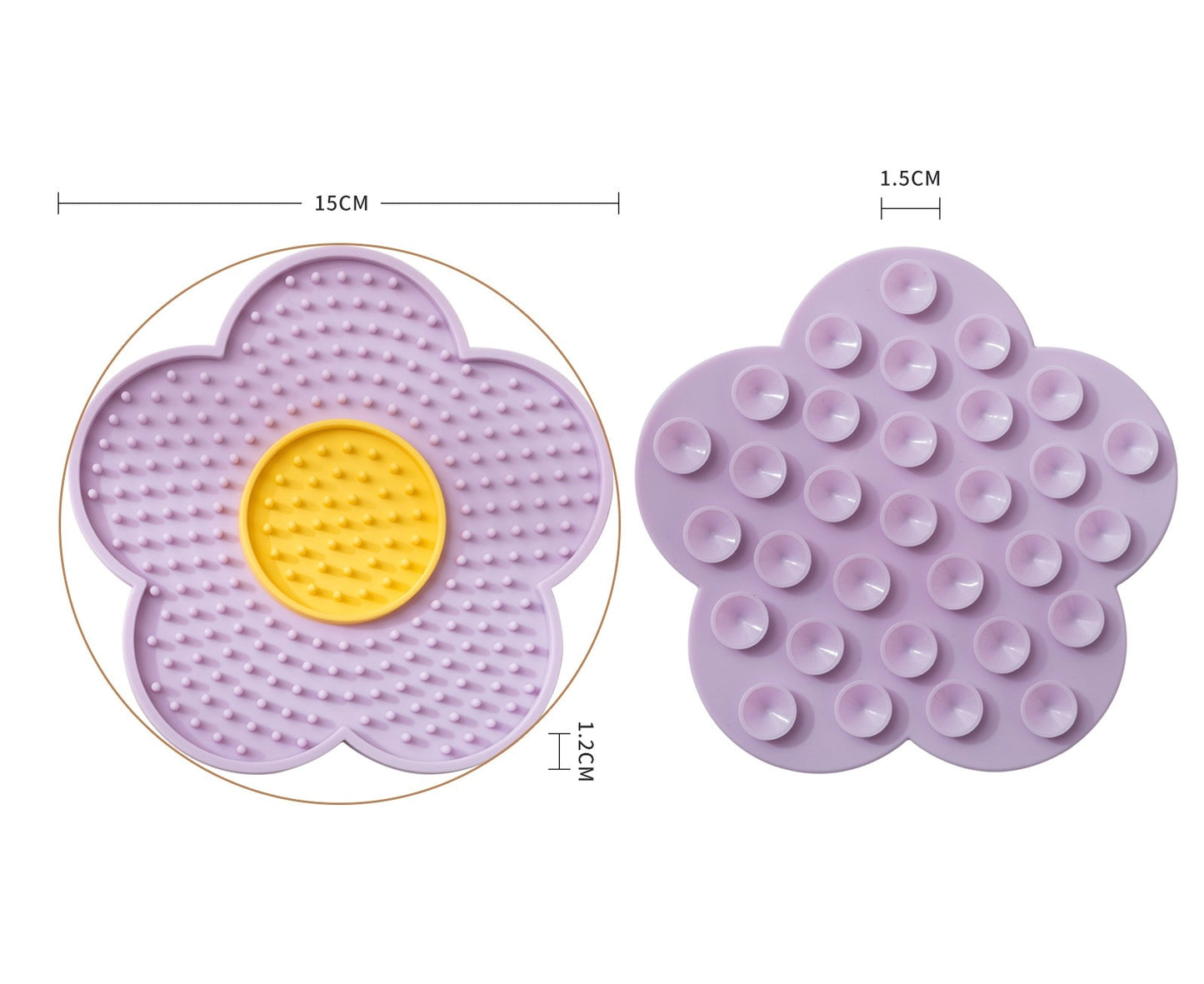 Tapis de léchage en silicone pour chien