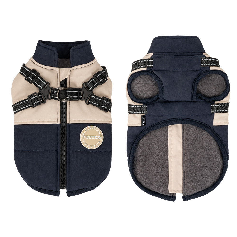 Manteau Chien avec Harnais Intégré