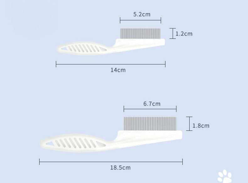 Peigne à Dents Serrées pour Animaux